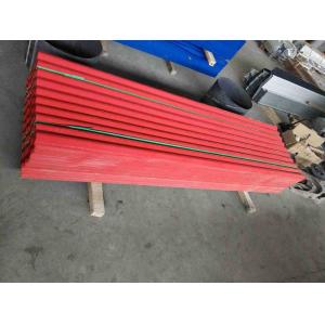 Red Corrugated Sheet Metal / High Hardness Corrugated Steel Roof Sheets