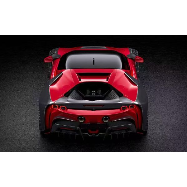 SF90 Ferrari Carbon Body Kit 2021 Widebody Kits ZE Style Wheel Arch