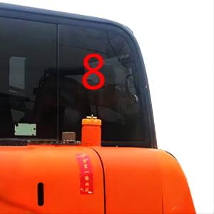 Right Side 5mm Thick DOOSAN Glass Construction Machine Cabin