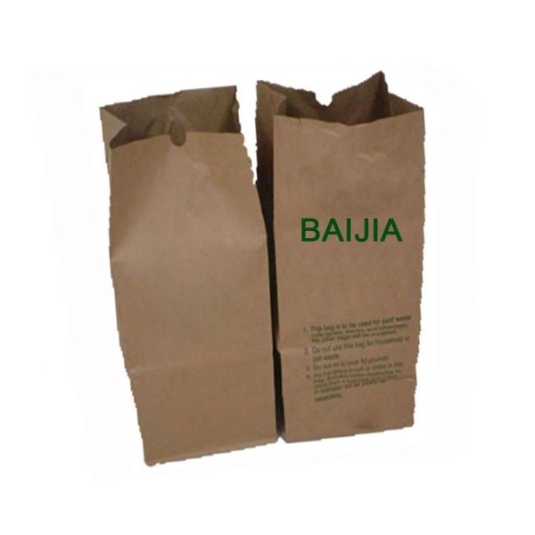 Moisture Proof Custom Size Lawn Paper Bags Accept Custom Lining