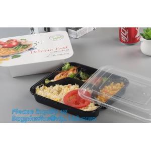 Multipurpose Plastic Rigid Disposable PET Food Tray, Clear and Solid PET