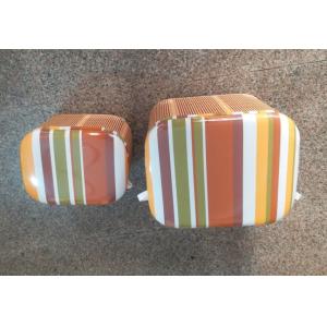 Natural Straw Household Storage Stool Grass Woven Ottoman Box Eco-Friendly Hand