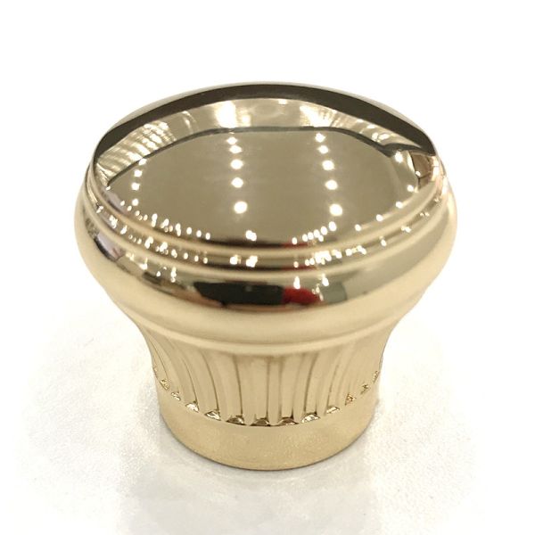 Smooth Customized Zamak Perfume Container Caps For Packaging