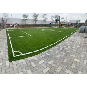 11000 Dtex 40mm Soccer Artificial Grass Field Green Colour