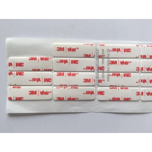 High Temperature Resistance RoHS VHB Die Cut Adhesive Tape , 3M PE Foam Double Sided Tape