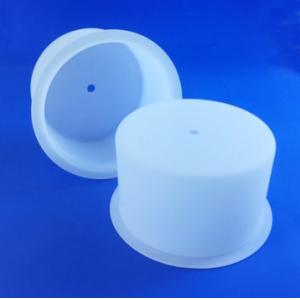 China Machining Fused Quartz Glass Crucible for Plasma Coating Machine on sale