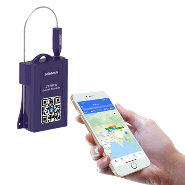 Buy JT707A Electronic Cargo Seal GPS Tracking Padlock Disposable Battery Life at wholesale prices