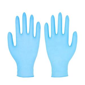 Examination Disposable Medical Nitrile Gloves Powder Free Blue