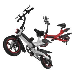36V Smart Folding Electric Bike Front & Rear 12 Inch For Children CE Approved