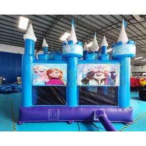 SGS Inflatable Frozen Jumping Bouncy Castle For Gardens