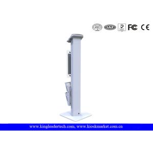 Mini Secure Ipad Kiosk Stand Lockable , Ipad Display Stand Leaflet Rack