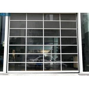 Aluminum Frame Transparent Glass Panel Sectional Garage Doors