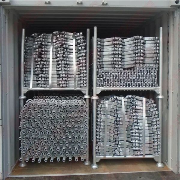 EN12810 Certified Hot Dip Galvanized Q235 Q355 Steel Ringlock Scaffolding System