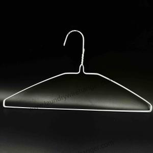 Quality 16inch Notched Shape Clothes Wire Hanger For Dry Cleaner for sale