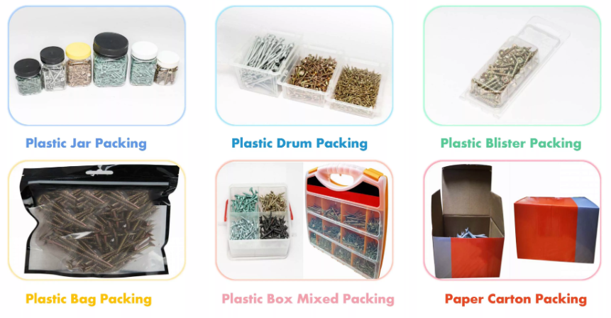 DIN571 Stainless Steel / Carbon Steel Hex Head Wood Screws M2 To M10