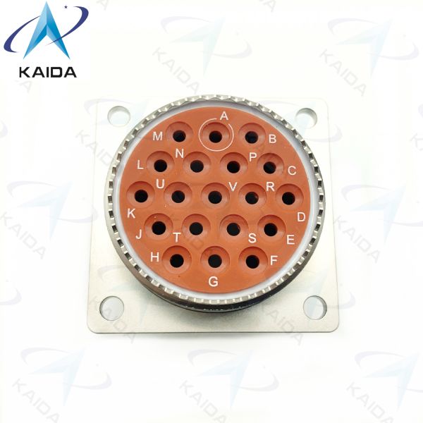 19 Female Pins MIL-DTL-26482 Connector Electroless Nickel Finsh Mil Dtl 26482 Series Ii