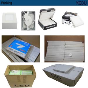 LED Surface Panel Ceiling Light - 24W - Square - Warm White