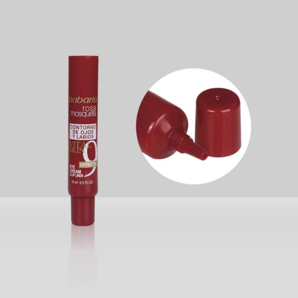 D19mm 10-25ml Long nozzle eye cream cosmetic packaging soft tube with screw-on