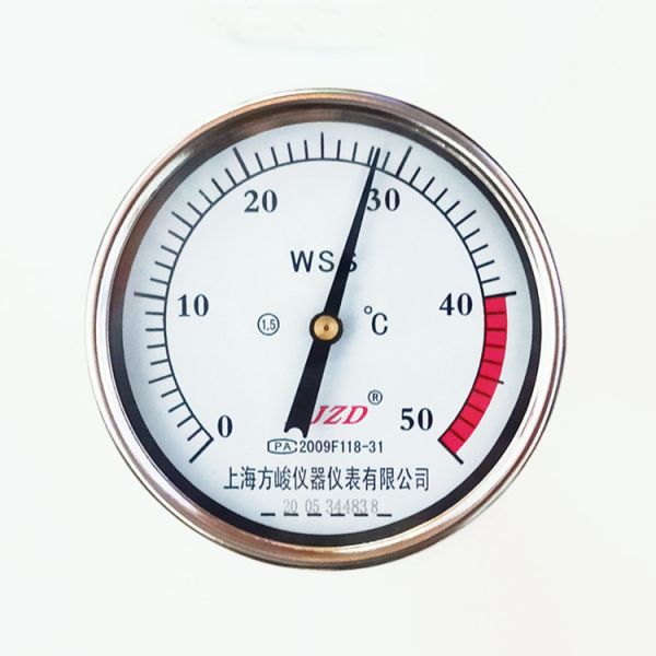 Industrial Bimetallic Thermometer with Customized Support and Precision