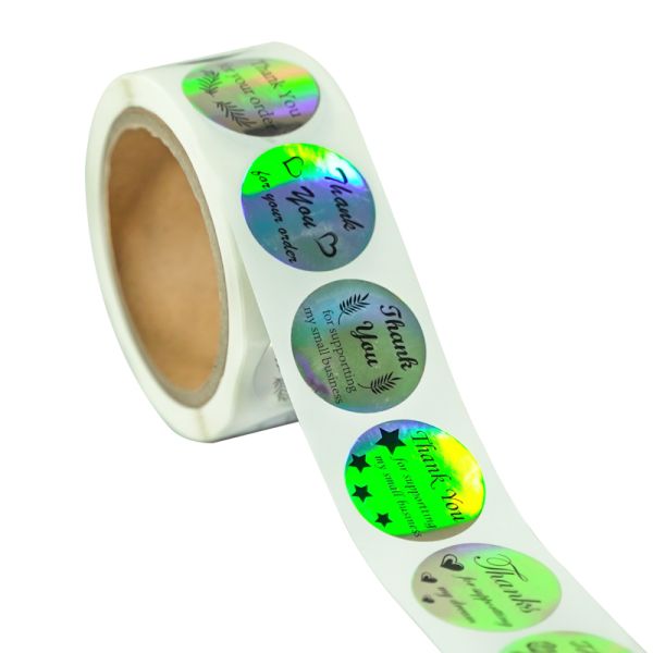 67 Custom Hologram Vinyl Packaging Sticker Labels 2D 3D Printing Logo