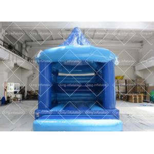 Outdoor White 4x3.5m Carousel Inflatable Bouncy Castle For Wedding Use