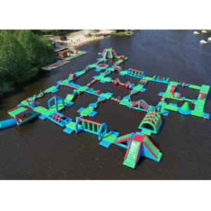 Large Commercial Inflatable Water Splash Park / Floating Water Playground