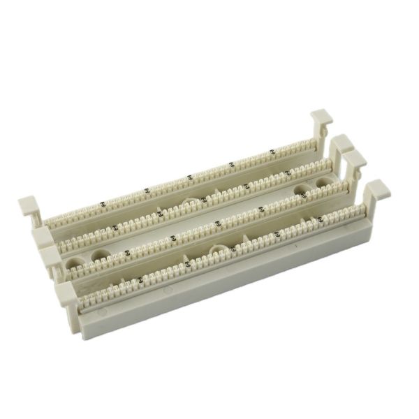 Buy Plastic and Iron Nickel Plated Connection Module for 10 Pairs Telephone Cable Wiring at wholesale prices