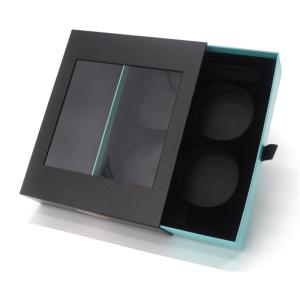 Custom High End Drawer Slide Sleeve Packaging Paper Box With Window