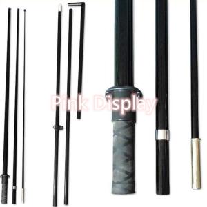 Aluminum Fiberglass 3.9m Vertical Flag Pole