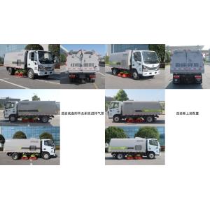 Diesel Vacuum Isuzu Road Sweeper Truck 100km/H