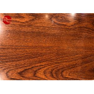 Wood Grain Printed PPGI Steel Coil Colour Coated 1250mm Width
