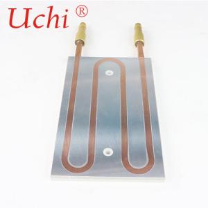 China Mini Liquid Cooling Plate , Shiny Surface Polished Water Cold Plate on sale