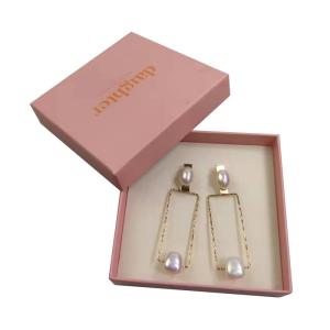 Custom Ring Necklace Earrings Packaging Box For Mini Products Pack