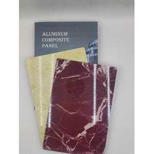 China Fire Rated ACP Sheets with Stone Grain Texture 0.2mm Aluminum for Renovation Projects on sale