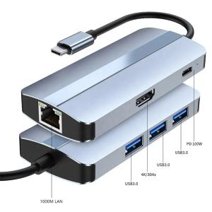 China 12-In-1 USB C Adapter OEM Multiport Hub with 4K HDMI USB 3.0  RJ45 Lan Ethernet on sale China 12-In-1 USB C Adapter OEM Multiport Hub with 4K HDMI USB 3.0  RJ45 Lan Ethernet on sale