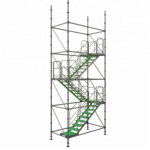 American Type 1219X1700mm Painted Galvanized Steel Ladder Frame Scaffolding