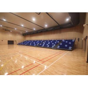 Comfortable Retractable Raked Seating Solution Combining Manual / Power