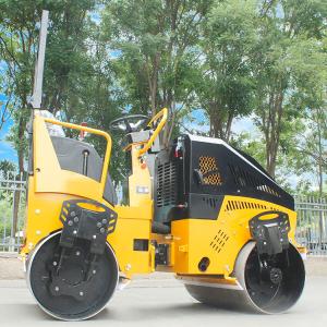 3 Ton Hydraulic Asphalt Rollers Kubota Engine Diesel Double Drum Mini Small Road