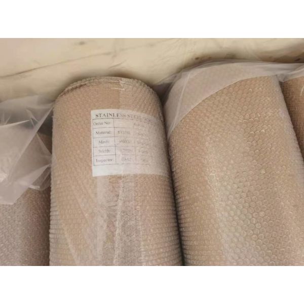 Industrial 316 Stainless Steel Wire Mesh Filter Screen 0.35mm diameter