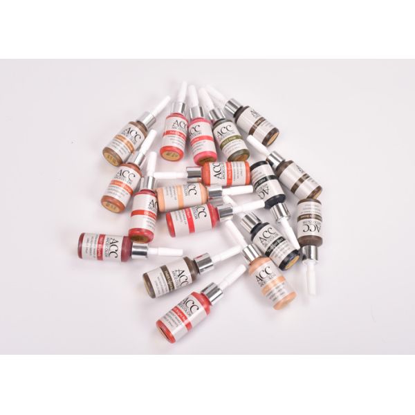 Glossy Pigmentation Pigment Tattoo Ink Pure Organic For Eyebrow Shading And Lip