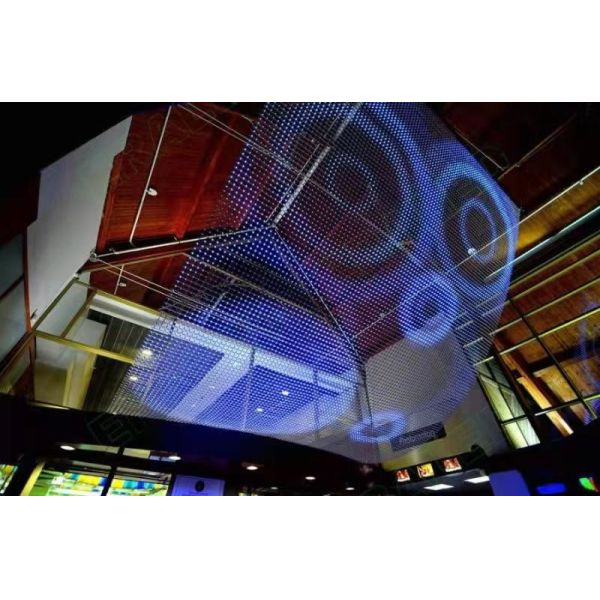 Permanent Waterproof 20mm LED Point Light LED Mesh Screen for Outdoor Advertising