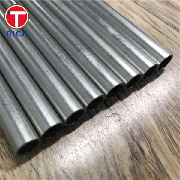 EN 10296 Welded Steel Tube Cold Drawn Hot Deep Galvanized Round Fluid Tube For Mechanical