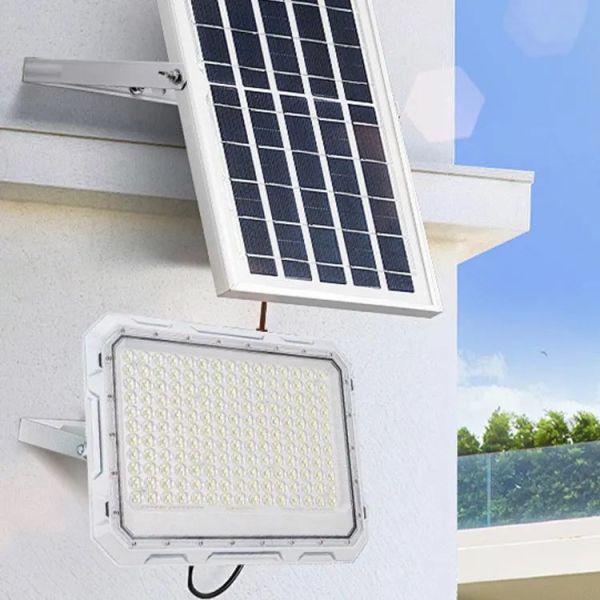 Buy 100w Waterproof Polysilicon Solar Powered Security Light With Remote Control at wholesale prices