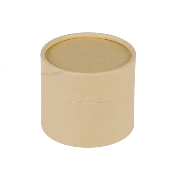 Wholesale Cheap Recycled Brown Kraft Paper Tube Packaging Boxes For Candle Tube Cardboard Cylinder Gift Packing
