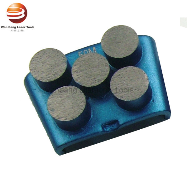 Buy Round Shape Five Segments Diamond Grinding Shoes at wholesale prices