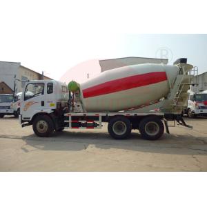 Transit 6cbm Truck Mounted Concrete Mixer, Low Angle Cement Delivery Trucks