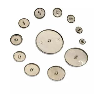 Wholesale DIY Aluminum Metal Shank shell Buttons Fabric Covered Buttons