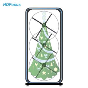 High Quality Spinning Led Fan Hologram Projector Screen Stand Wall Mounted