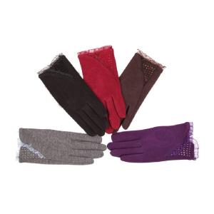 Quality Lady dress gloves, touching effect, fancy style for sale