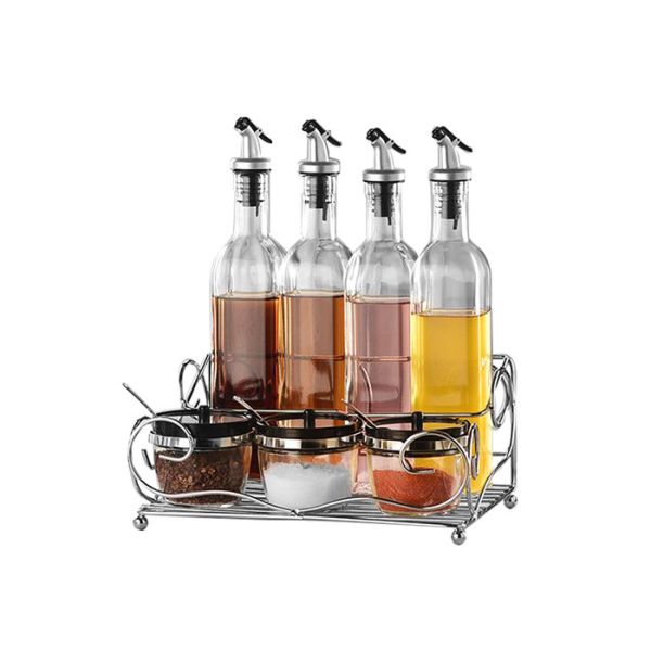 Customized Glass Storage Containers Transparent Color For Store Seasonings